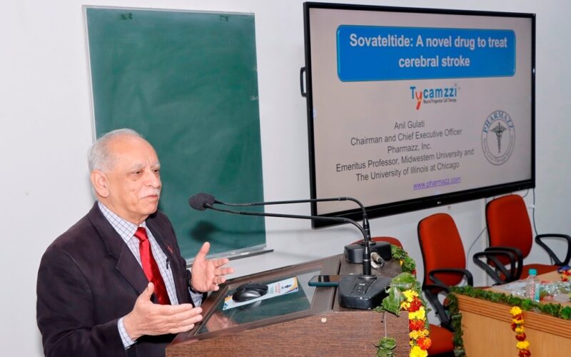 Pharmazz, Inc. showcased the groundbreaking potential of its lead drug, Sovateltide