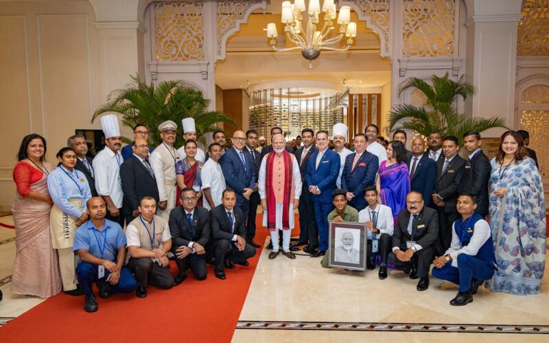 TAJ SAMUDRA, COLOMBO WELCOMES HON’BLE PRIME MINISTER SHRI NARENDRA MODI