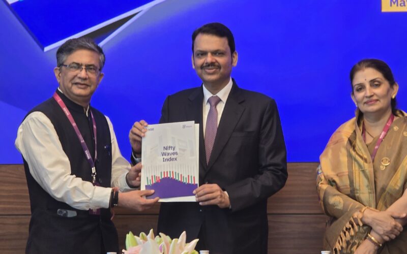 Nifty Waves Index launched at WAVES 2025 by CM of Maharashtra Devendra Fadnavis