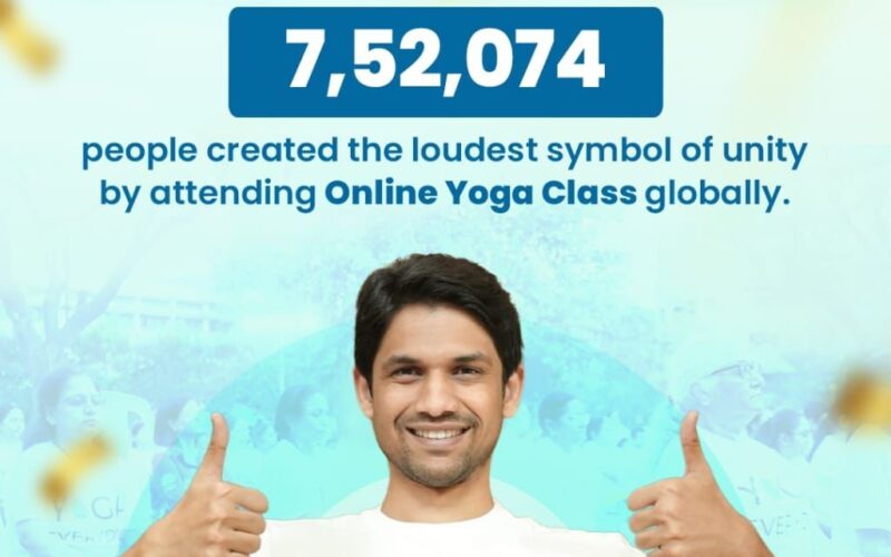 Habuild Creates History on International Yoga Day with World Record for Largest Online Yoga Participation