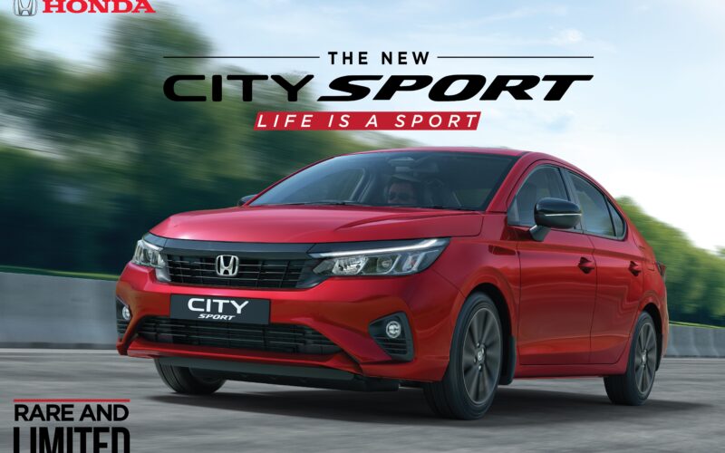 Honda Launches New City Sport with Striking Style and Sporty Character
