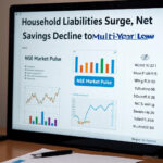 Household Liabilities Surge, Net Savings Decline to Multi-Year Low: NSE Market Pulse Report