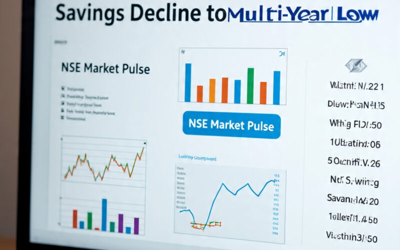Household Liabilities Surge, Net Savings Decline to Multi-Year Low: NSE Market Pulse Report