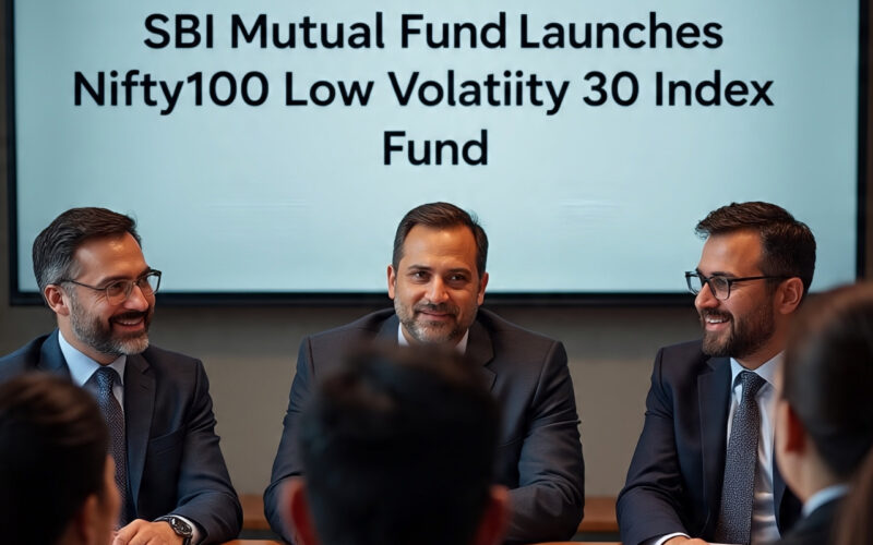SBI Mutual Fund Launches Nifty100 Low Volatility 30 Index Fund for Stability-Seeking Investors
