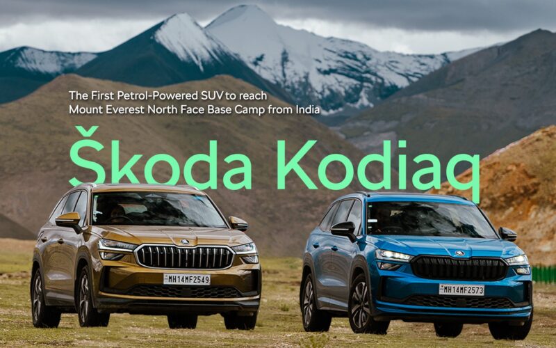 Škoda Kodiaq Makes History as First Indian Petrol SUV to Conquer Everest Base Camp