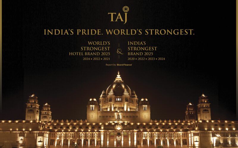 Taj Reigns Supreme: Named World’s Strongest Hotel Brand 2025 by Brand Finance