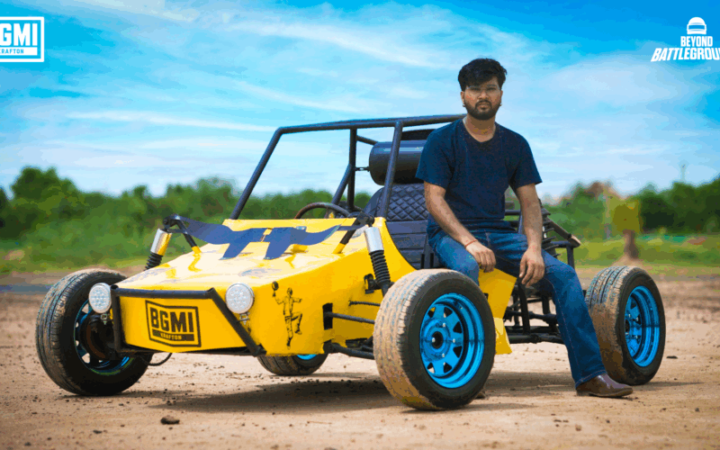 Railway technician builds India’s first ‘real-life BGMI buggy’ on rooftop of house