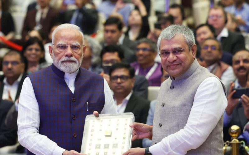 PM Modi Presented with First Made-in-India Chips; Semicon India 2025 Marks Historic Leap in Nation’s Semiconductor Mission
