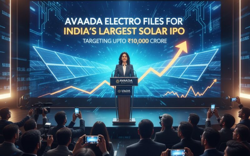 Avaada Electro Files for India's Largest Solar IPO, Targeting Up to ₹10,000 Crore 