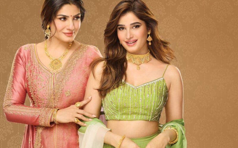 Raveena and Rasha Make Their Brand Debut Launching Reliance Jewels’ New Festive Collection