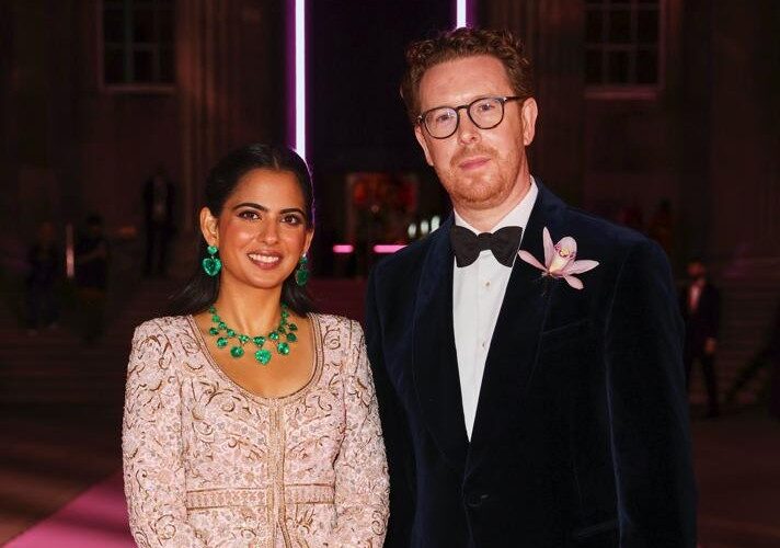 Isha Ambani Dazzles as Co-Chair at Inaugural British Museum Pink Ball Celebrating Indian Heritage
