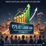 India’s Mutual Fund Industry Hits Record ₹75.61 Lakh Crore AUM in September 2025 — Gold ETFs and Equity Funds Lead the Charge
