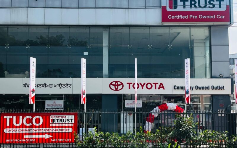 Toyota Kirloskar Motor Expands Pre-Owned Car Network with New Toyota Mobility Solutions Outlet in Chandigarh