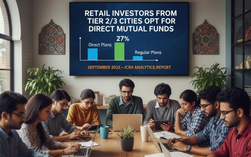 Retail Investors from Smaller Cities Drive Direct Mutual Fund Investments: 27% Opt for Direct Plans in September 2025 – ICRA Analytics Report