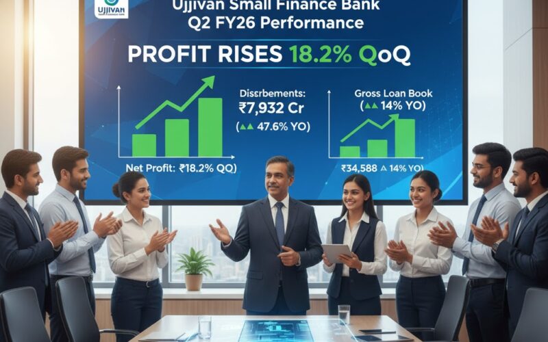 Ujjivan Small Finance Bank Reports Robust Q2 FY26 Performance: Profit Rises 18.2% QoQ
