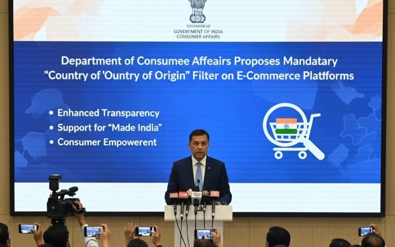 Department of Consumer Affairs Proposes for mandatory ‘Country of Origin’ filter on E-Commerce platforms