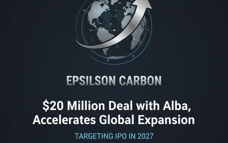Epsilon Carbon ने Alba के साथ किया $20 मिलियन का समझौता, वैश्विक विस्तार हुआ तेज; 2027 में IPO का लक्ष्य