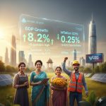 India's Economic Ascent Accelerates: GDP Surges to 8.2% in Q2, Inflation Hits Record Low