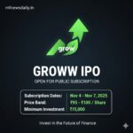 Groww App IPO Opens Nov 4: A Milestone for India’s Retail Investing Revolution