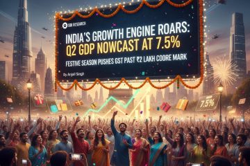 India’s Growth Engine Roars: Q2 GDP Nowcast at 7.5% as Festive Season Pushes GST Past ₹2 Lakh Crore Mark