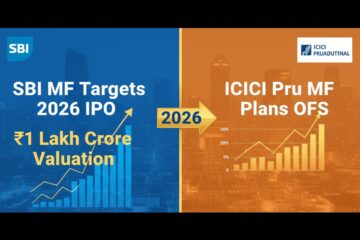 AMC Listing Bonanza: SBI MF Targets 2026 IPO at ₹1 Lakh Crore Valuation as ICICI Pru MF Plans OFS