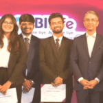 Pritish Wadhwa, Stuti Rajesh Shah, and Eshan Sharma from SPJIMR, Mumbai, bagged the ‘SBI Life’s IdeationX 2.0 National Champion’ title